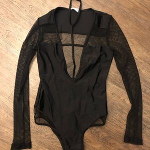 iHeartRaves Fishnet bodysuit